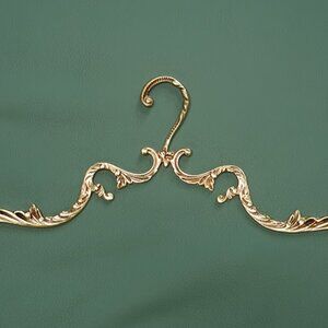 Handmade Solid Brass Clothes Hanger, Antique Vintage Style Wedding Dress Hanger